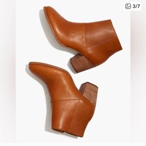 Madewell Rosie Leather Ankle Boots